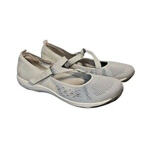 Dansko Haven Comfort Shoes Mary Jane Slip Ons Strappy Gray Women Size 9.5-10